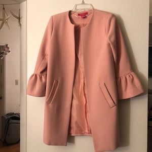 Long pink jacket